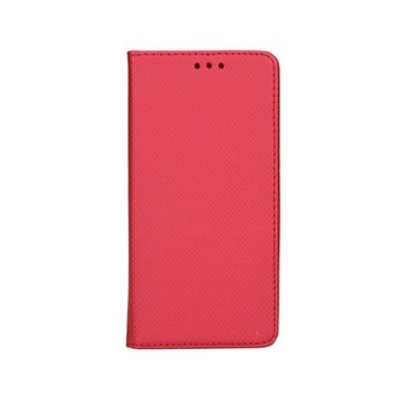 Etui Smart Magnet book case obudowa futerał pokrowiec Samsung S21+ czerwony