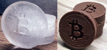 БИТКОИН СИЛИКОНОВЫЕ ФОРМА ДЛЯ ШОКОЛАДА ФОРМА ЛЬДА