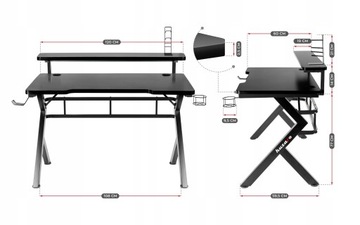Игровой стол HUZARO Hero 5.0 Черный