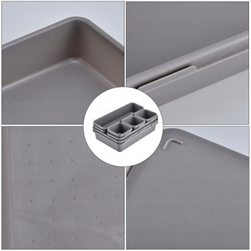 8 szt Pojemniki z szufladami z tworzywa sztucznego