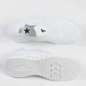 Białe sportowe buty damskie Super Star 537a r38