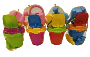 БОЛЬШОЙ НАБОР ПЕСОЧНИЦЫ, ВЕДРО, ЗАМОК, лейка