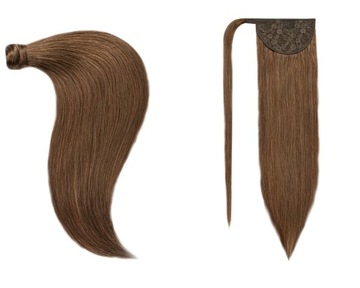 Kucyk Doczepiany Włosy Europejskie NATURALNE Kitka 60cm 90g BestHair