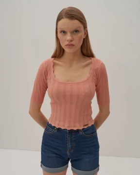 BIG STAR SWETER DAMSKI AŻUROWY NAOME 702 S