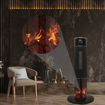 FARELKA FAN HEATER ЭЛЕКТРИЧЕСКИЙ НАГРЕВАТЕЛЬ для домашней ванной комнаты ТЕРМОСТАТ