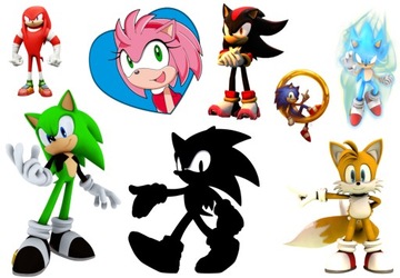 Tatuaże Zmywalne Dla Dzieci Sonic