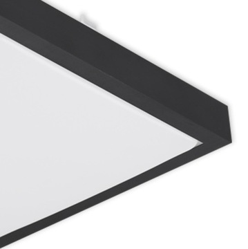 СВЕТОДИОДНАЯ ЛАМПА ДЛЯ ВАННОЙ 24ВТ IP44 ЛАМПА ДЛЯ ВАННОЙ С ПРЯМЫМ ЛАМПОМ, ЧЕРНАЯ ОБОДКА