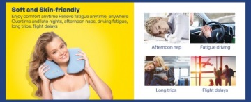 Подушка для шеи Travel Blue Luxury Inflatable Travel Neck Pillow -.