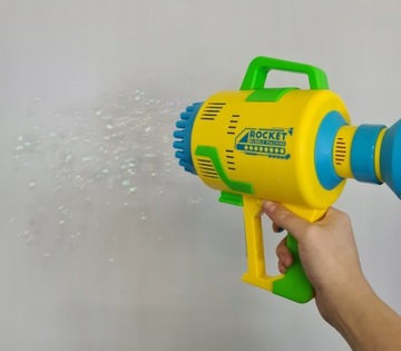 Банковочная машина «Базука» ПИСТОЛЕТ АККУМУЛЯТОР USB LED - АВТОМАТИЧЕСКИЙ + 2 ЖИДКОСТИ