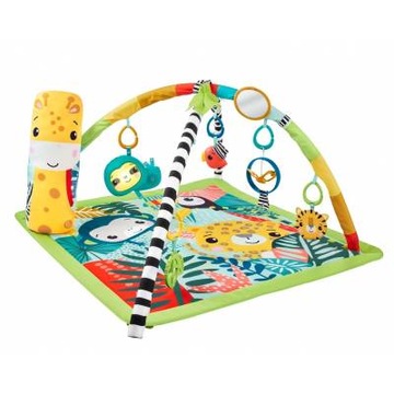 Fisher-Price Mata edukacyjna 3w1 Las tropikalny