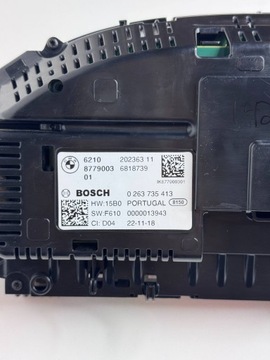 BMW 3 F30 F35 F31 2018 PŘÍSTROJOVÁ DESKA BUDÍKY