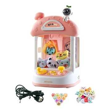 Claw Machine Arcade Claw Gra Różowe 20 lalek
