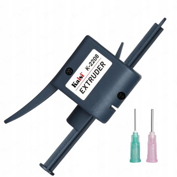 Pistolet / Wyciskacz do fluxu soldermaski K-2208 + 2 igły