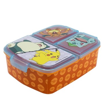 Śniadaniówka Stor Pokemon 900 ml PRZEGRÓDKI LUNCHBOX dla dzieci