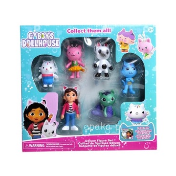 Figurki Koci domek Gabi DOLLHOUSE 6 figurek