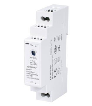Zasilacz na szynę DIN 12V 1,25A 15W YINGJIAO YSD15S-1201250