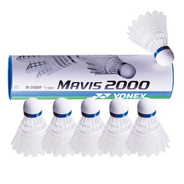 Воланы для бадминтона MAVIS 2000 6 шт.