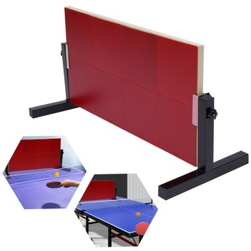 Тренажер для настольного тенниса из цельного дерева.