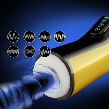 Автоматическая всасывающая вибрирующая секс-игрушка для мужской мастурбации