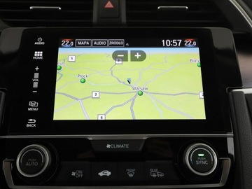 Honda Civic X Sedan 4d 1.5 VTEC Turbo 182KM 2017 Honda Civic automat LED navi klima auto kamera i, zdjęcie 25