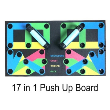 Comprehensive 17 in 1 Push Up Board System Fitness