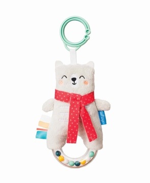 Zawieszka z grzechotką Miś 0m+ TAF TOYS