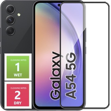 SZKŁO HARTOWANE DO SAMSUNG GALAXY A54 5G PEŁNE NA CAŁY EKRAN SZYBKA 5D 9H