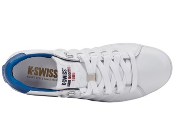 Buty tenisówki skórzane męskie K-Swiss LOZAN II 07943-997-M WYGODNE LEKKIE