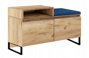 SZAFKA Z SIEDZISKIEM PÓŁKA NA BUTY 2NP PANEL LOFT