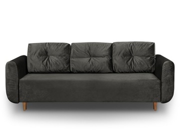 ROZKŁADANA SOFA Z FUNKCJĄ SPANIA GRAFITOWA SEWILLA