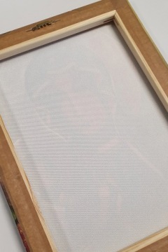 КАРТИНА НА ХОЛСТЕ ИИСУС ВЕРЮ В ТЕБЯ МИЛОСЕРДНЫЙ ИИСУС ПРИЧАЩЕНИЕ 30х40см