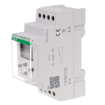Programator czasowy jednokanałowy F&F PCZ-521.3