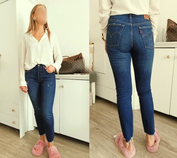 Джинсы Levis темно-синие 501 размер M 38 W26/L28