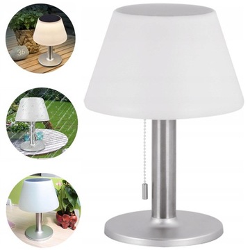 LAMPKA STOŁOWA SOLARNA LED 2W ZEWNETRZNA NA TARAS BALKON OZDOBA IP44