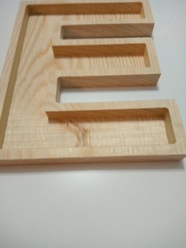 Деревянные буквы в технике 3D декупаж высотой 40 см.