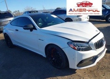 Mercedes Klasa C W206 2021 Mercedes-Benz Klasa C 2021r., AMG C 63 S, od ubezpieczalni 4.0 Benzyna
