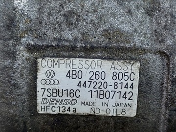 AUDI A4 PASSAT B5 2.5 TDI KOMPRESOR KLIMATIZACE 4B0260805C