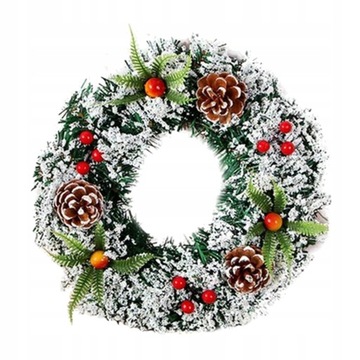 Sztuczne Ozdoby Mrożone Gałęzie Świerk 20cm