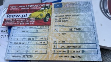 Fiat 500 II Hatchback 3d 1.2 69KM 2009 Fiat 500 Benzyna Zarejestrowany Ubezpieczony, zdjęcie 21