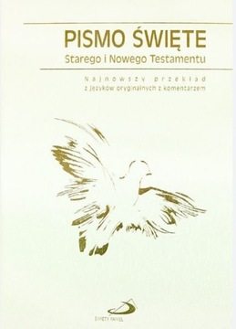 Pismo Święte ST i NT biała oprawa, paginatory