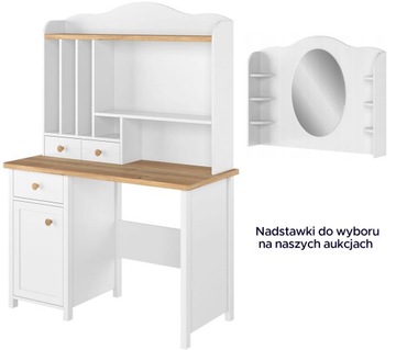 Белый детский стол с ящиком из школьной комнаты Hutto Consimo