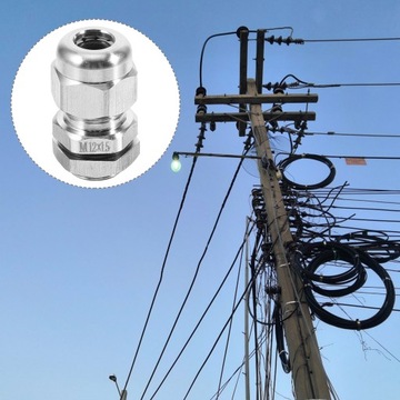 Универсальные металлические кабельные зажимы.