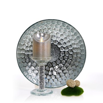 Набор декоративных стеклянных подсвечников