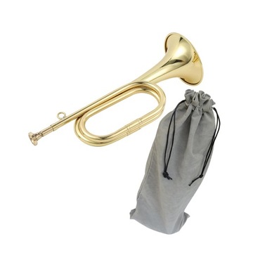 Instrument muzyczny marszowy z trąbką z litej miedzi i mosiądzu w stylu B