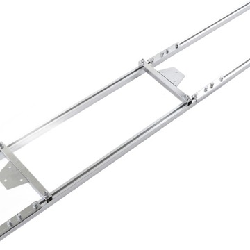 System prowadnic młyna szynowego o długości 9 stóp i długości 2,7 m. 4 zestaw poprzeczek. Młyn łańcuchowy ze stopu aluminium