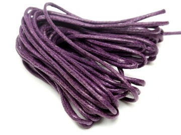 Sz61 Sznurek woskowany jubilerski 5M 1,5mm fiolet