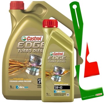 CASTROL EDGE TITANIUM TURBO DIESEL 5W-40 TD 6L