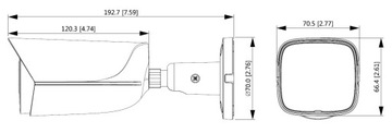 IP-КАМЕРА DAHUA IPC-HFW2541E-S-0280B (2,8 мм) 5 Мпикс.