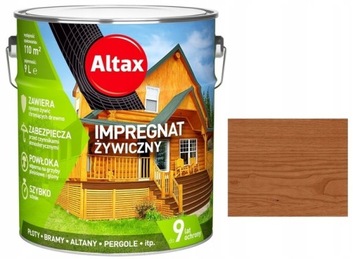 ALTAX ŻYWICZNY IMPREGNAT DO DREWNA MAHOŃ 0,75L
