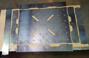 BLAT WARSZTATOWY STÓŁ SPAWALNICZY 800X800 ROBOCZY